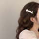 hi cat! Cute cat hairpin girl heart bangs side clip acrylic hairpin duckbill clip hair accessories