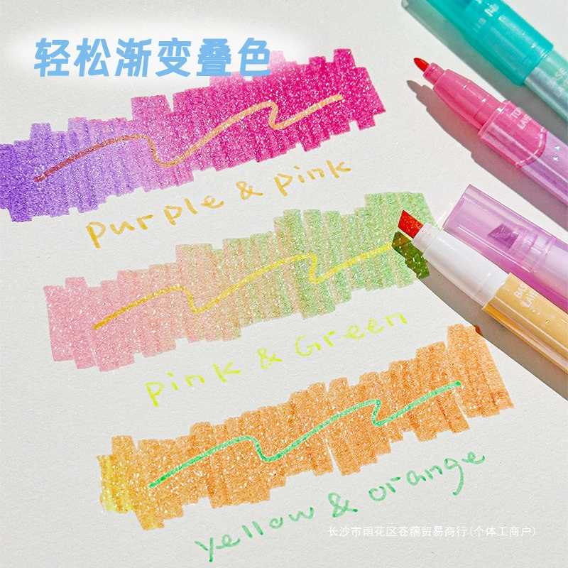 Fluorescence multicoloured high quality flashing marker, scheduler