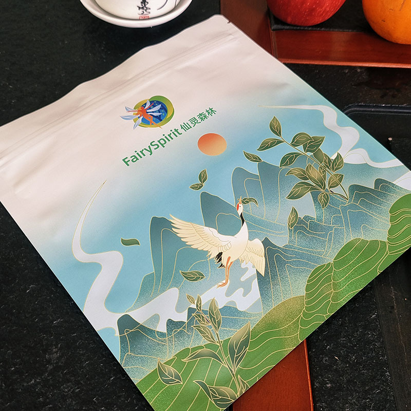 357克普洱茶饼纯铝自封包装袋