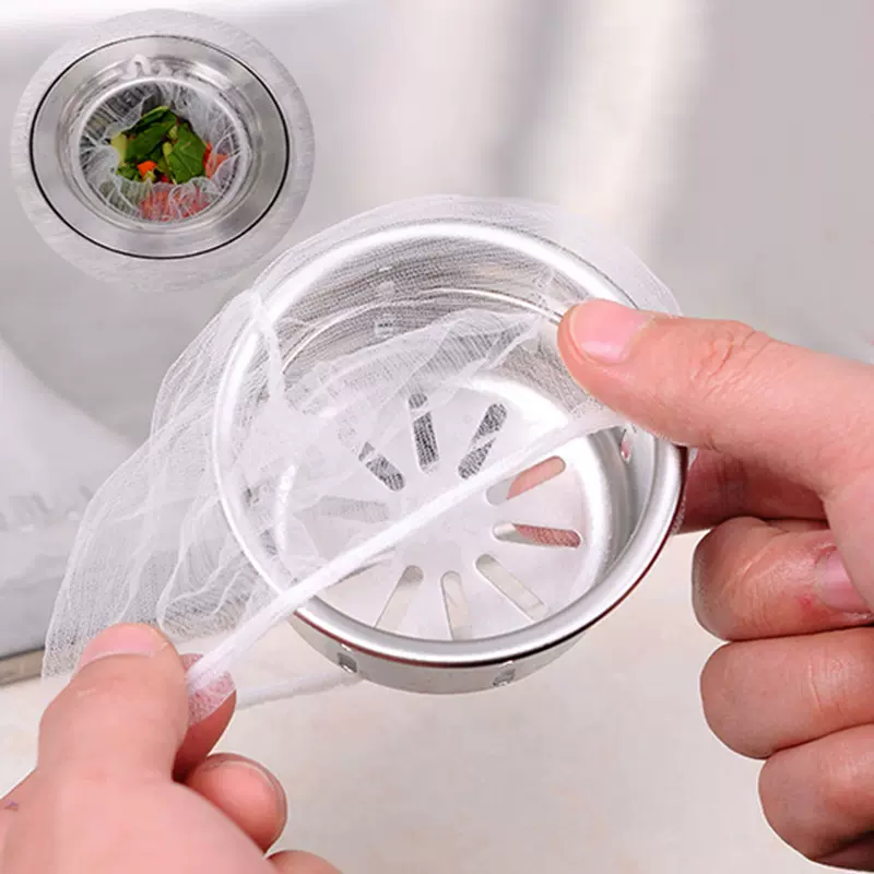 厨滤宝 30只装排水口水槽过滤网100只装防堵水切袋排水口垃圾袋