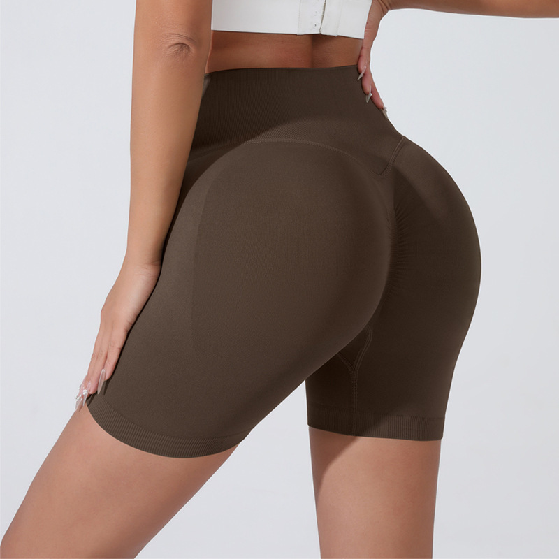 European and American Style Yoga Shorts, Butt-Lifting, High-Waisted, Tummy Control, Slimming, Quick-Dry, Running Training, Yoga Three-Quarter Length Sports Leggings European and American Style Yoga Shorts, Butt-Lifting, High-Waisted, Tummy Control, Slimming, Quick-Dry, Running Training, Yoga Three-Quarter Length Sports Leggings