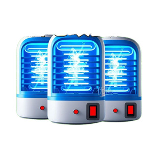 Powerful Mosquito Killer Lamp 2025 New Mosquito Killer Handy Gadget Household Fully Automatic Plug-In Blue Light Mosquito Killer Household Sticky Insect Board