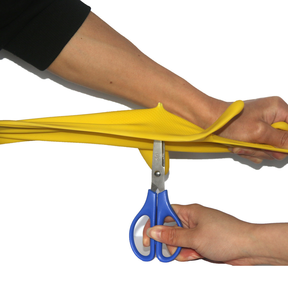 Guantes de látex engrosados, impermeables, impermeables, antideslizantes, industriales resistentes al desgaste, limpieza del hogar, venta al por mayor de fábrica general