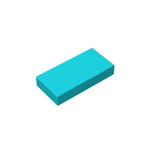 【3069】1x2 glossy panel Lake Blue