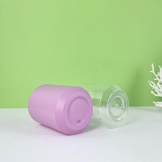 Acrylic pressure pump advanced washing bottle 500ml body lotion shower gel press bottle pet shampoo bottle sub-bottled