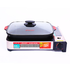 2F金宇卡式爐商用卡斯爐瓦斯燃氣卡磁爐具戶外便攜烤肉燒烤盤烤魚