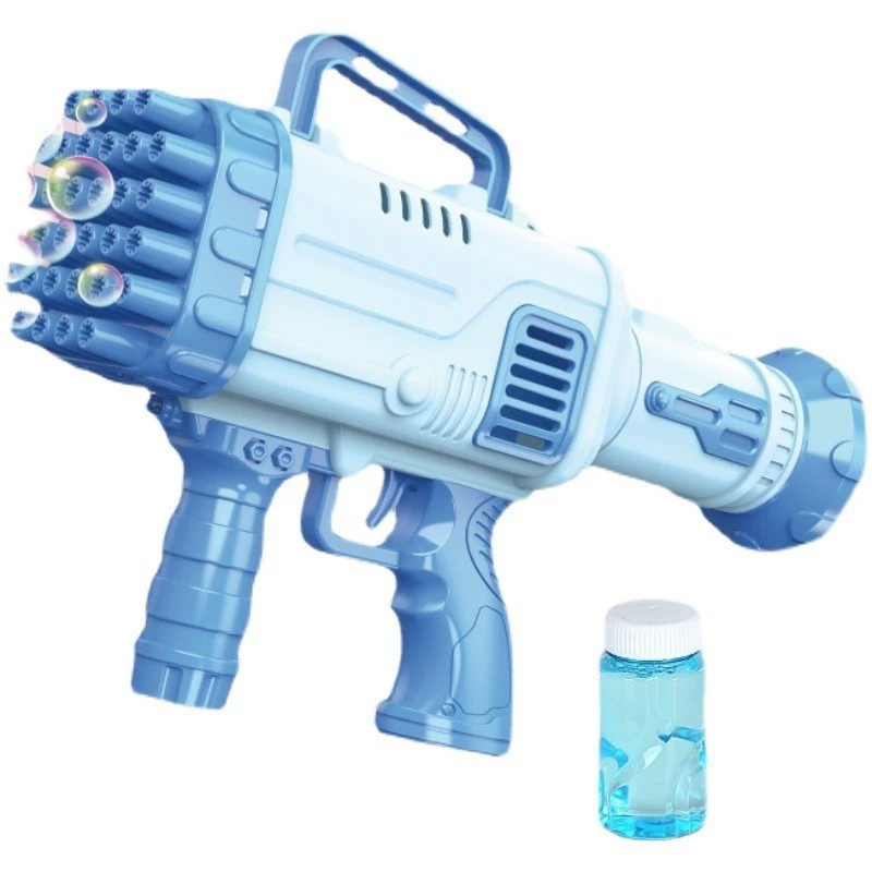 Electric automatic bubble machine, lightweight music camera, bubbles, bubble gun, toy, fully automatic