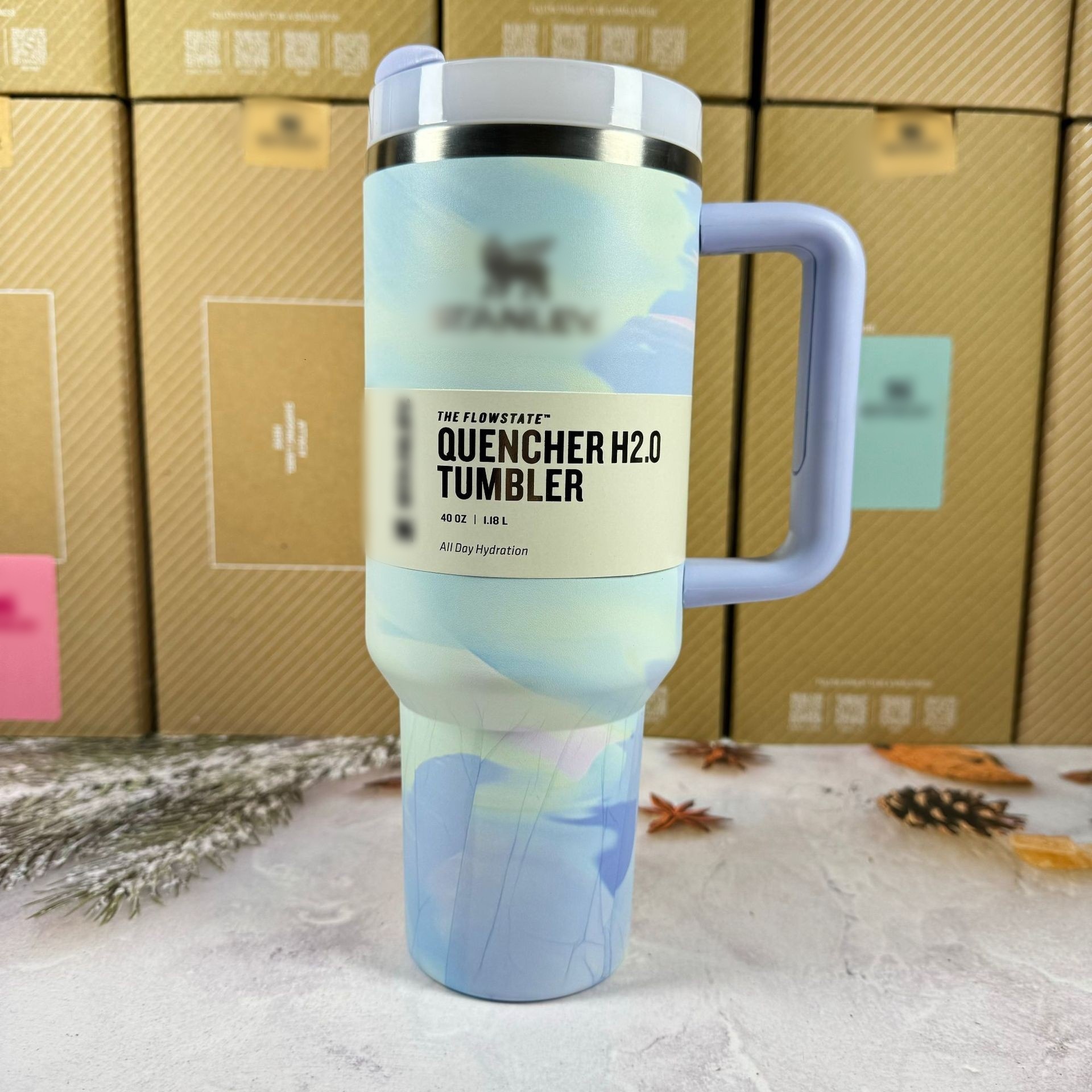 넥타이 염료 블루