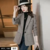 Coffee classic suit jacket