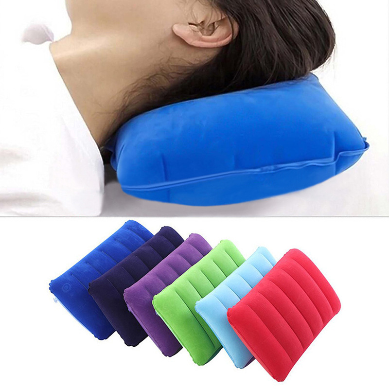 Handheld universal square pillow for traveling PVC for sleep