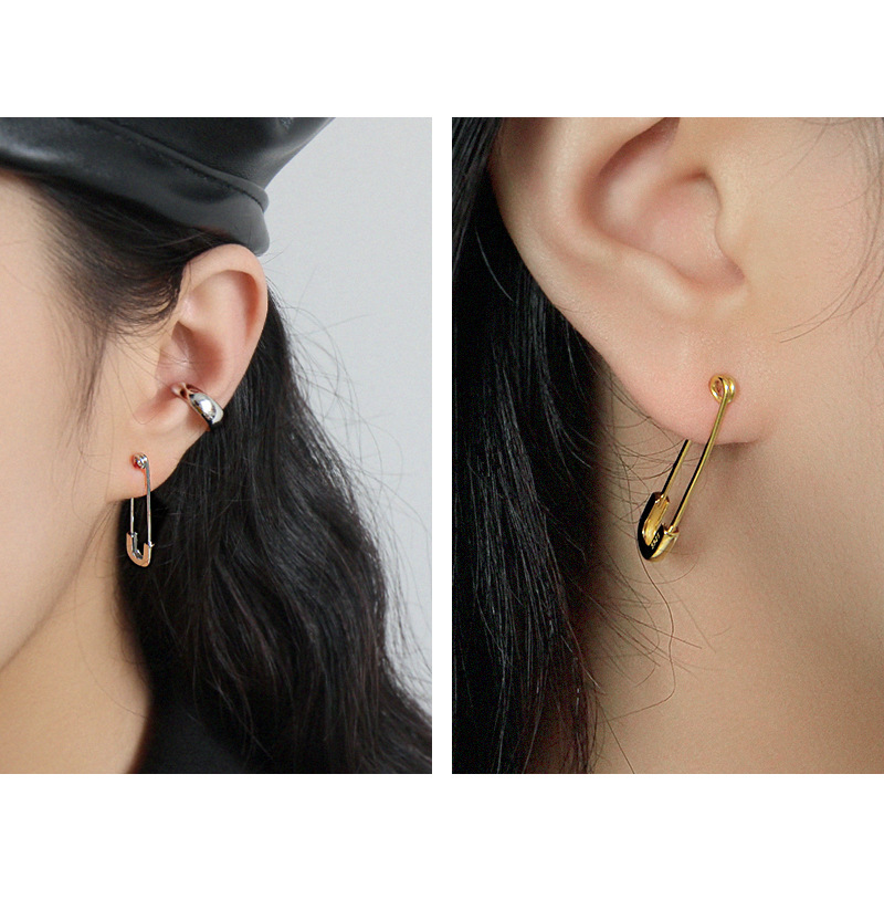 Earrings Classification Festival Occasion Korean Style Pin Silver Earrings Wholesale