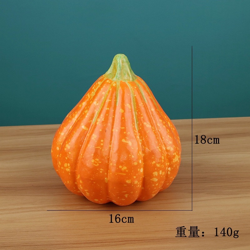 仿真水果仿真南瓜模型塑料蔬菜道具装饰万圣节商场橱窗摆件|undefined