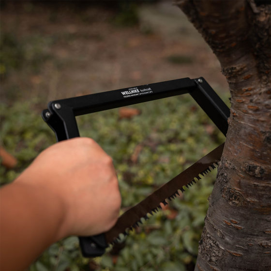 Japanese-style outdoor BC survival handheld cutting portable saw folding saw aluminum alloy camping multi-function saw