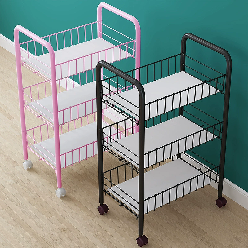 Storage system, multilayer cart, simple bookshelf for bed for bedroom