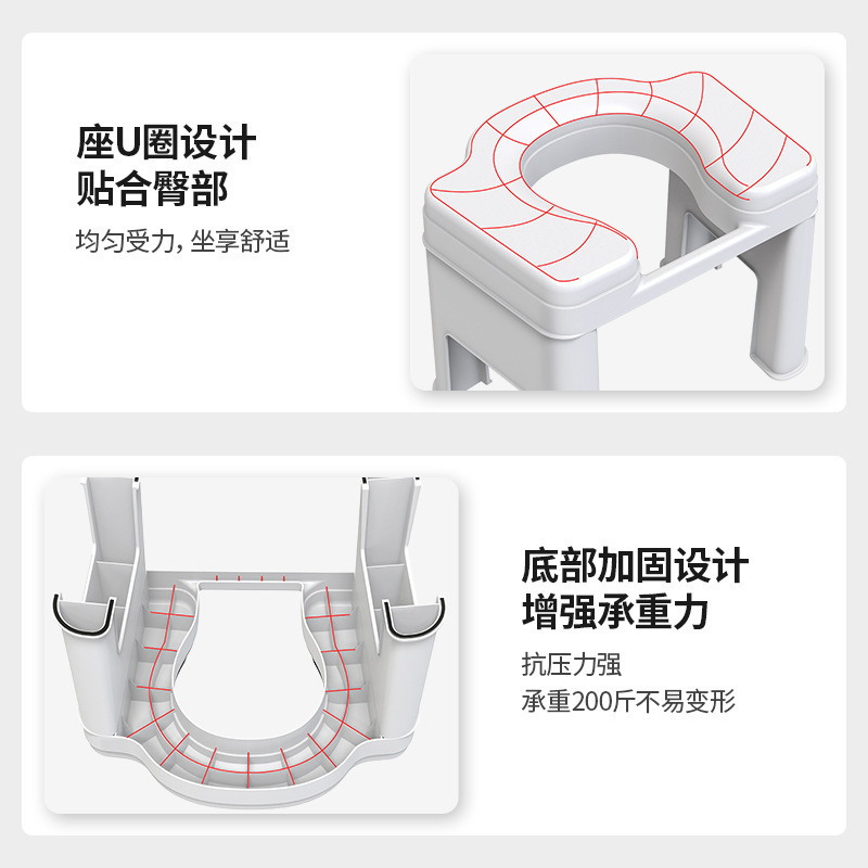 蹲便改坐便椅家用蹲厕神器马桶简易坐架孕妇老人坐便器厕所凳子|undefined