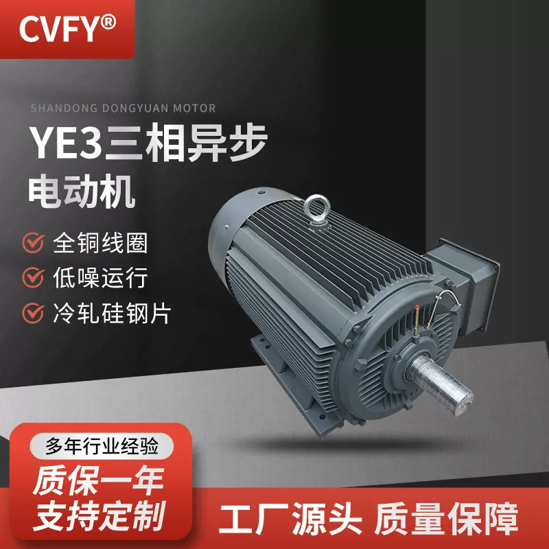 三相异步电动机 380V  YE3-355M1/M2/M3-6极 160/185/200KW电机
