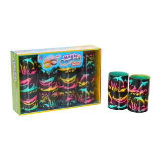 Rainbow circle printed dolphin, land dinosaur, bronzing, gradient laser, flash laser 12 rainbow circle toys