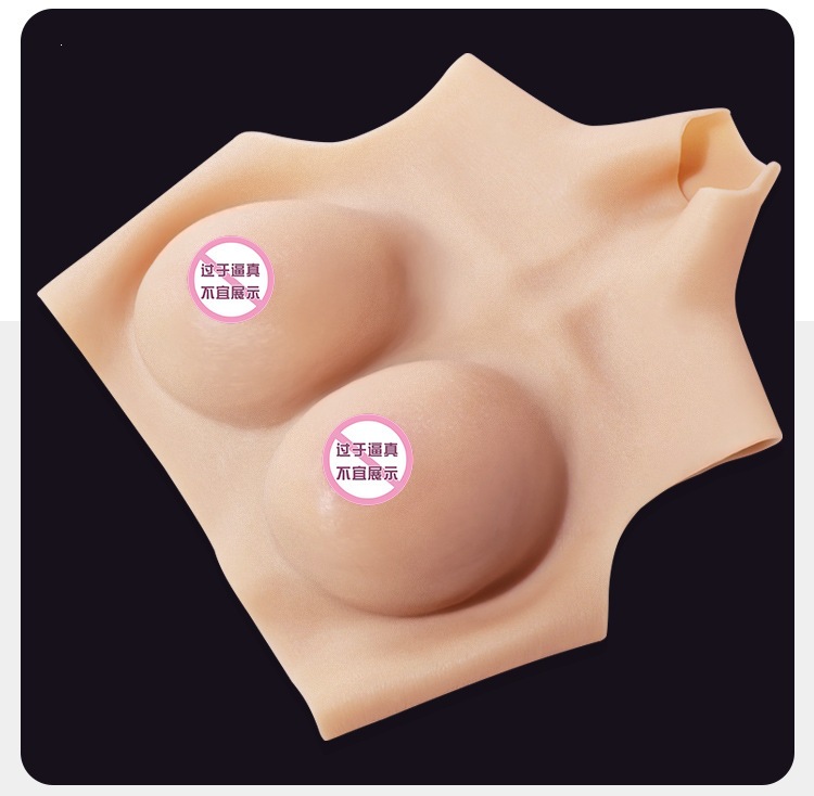 Silicone Breast Forms for Crossdressing, F-Cup Gel-Filled Style, Adult Wearable — detail image 22