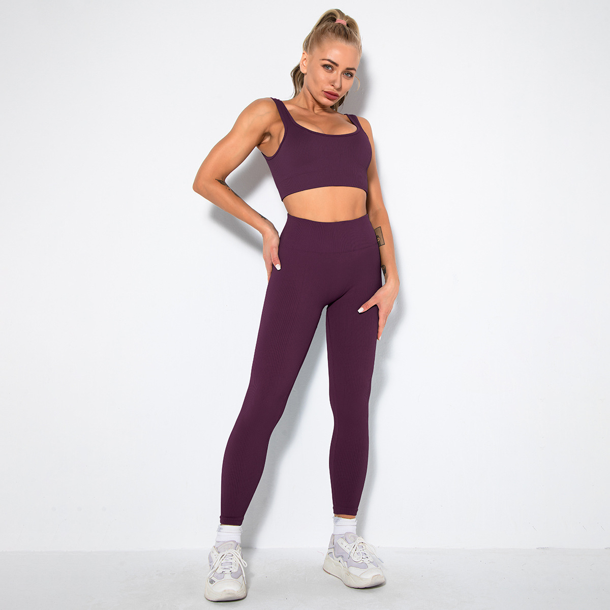 seamless sexy sports fitness set NSLX63092