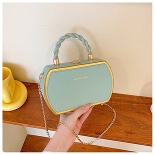 Fashion Women's Bag 2023 New Chain Handbag Simple Western Style Shoulder Bag Textual Crossbody Bag