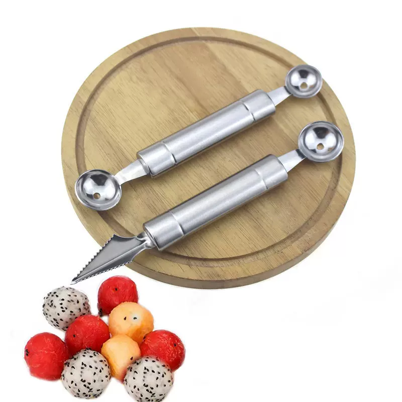 不锈钢水果挖球器西瓜挖球勺雕花刀切果器拼盘冰淇淋工具西瓜勺