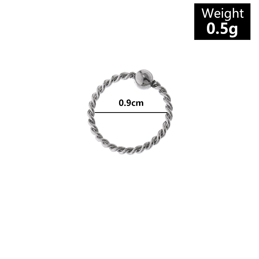 European and American creative non-pierced U-shaped nose clip