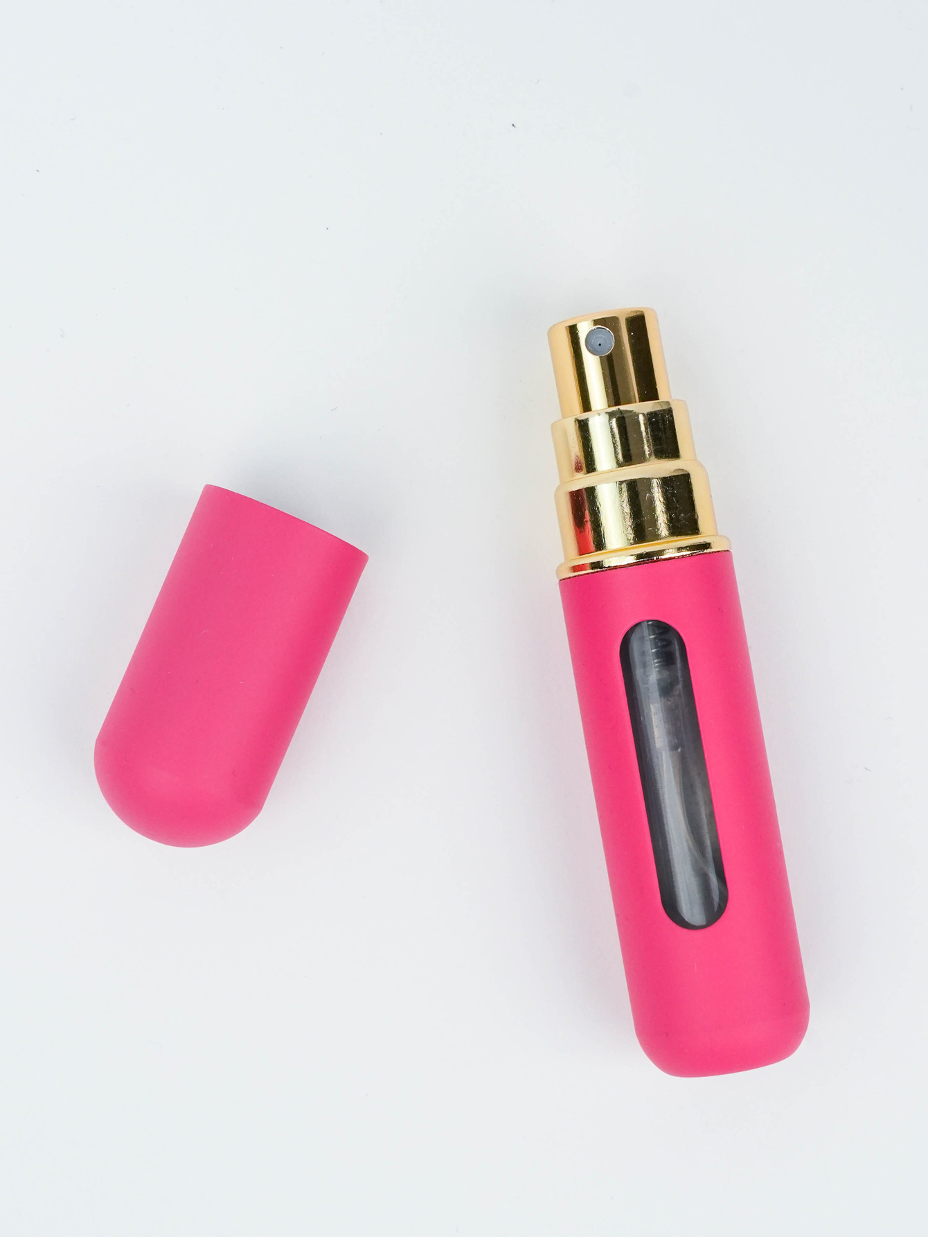 5ml de carga directa inferior perfume sub-botella portátil tipo empuje muestra de aerosol de aluminio botella vacía mini niebla fina sub-embalaje artefacto