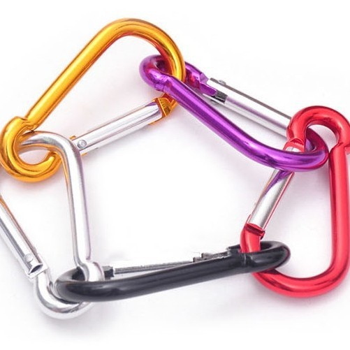 Suministro de fábrica de alta calidad 3,6x46mm hebilla colgante en forma de calabaza proceso de oxidación colorido hebilla de aluminio hebilla conveniente