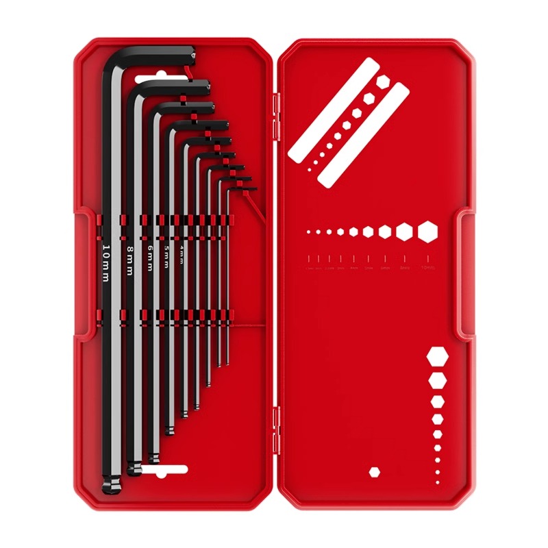 德国精工 内六角扳手套装梅花6角匙螺丝刀六棱六方匙五金大全