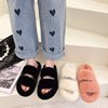 Autumn and winter of 2024 New Mao Mao Slipper Wear Ladies Slippers Women's Shoes SHOES cotton slippers