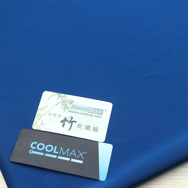 DuPont Coolmax quick-drying moisture wicking bamboo charcoal antibacterial fiber double-sided cloth flat cloth functional sports fabric DuPont Coolmax quick-drying moisture wicking bamboo charcoal antibacterial fiber double-sided cloth flat cloth functional sports fabric