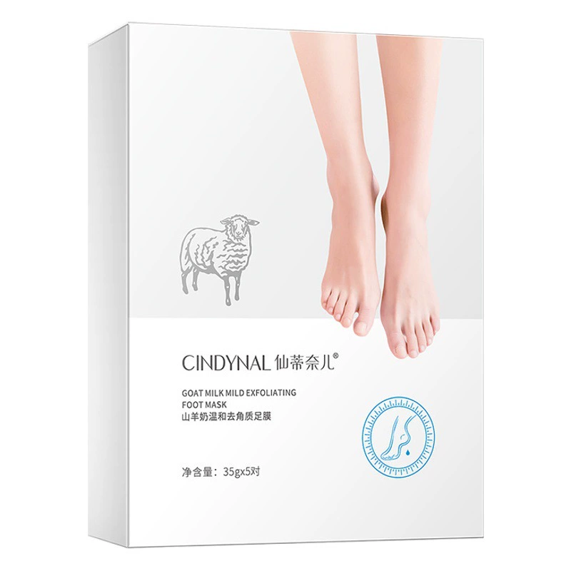 Маска для ног Centinel с козьим молоком, увлажняющая и питательная, с ниацинамидом для осветления кожи, смягчает кутикулу, маска для рук и ног
