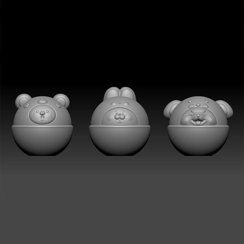 Sanxin animal hockey sobre hielo molde de silicona DIY conejito dibujos animados cubo de hielo molde de hielo de whisky fuente de fábrica