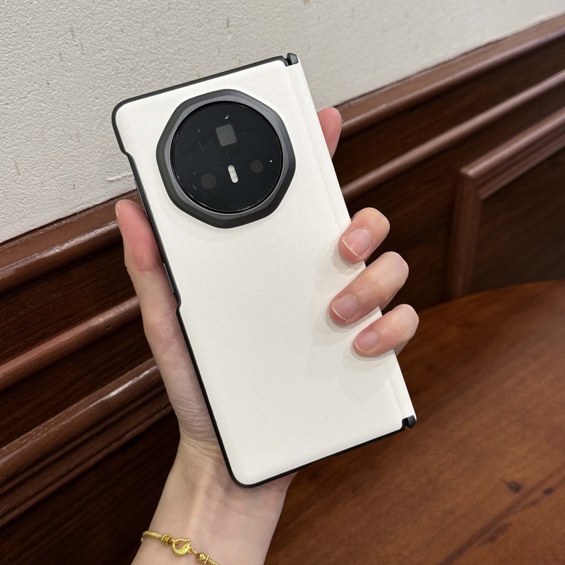 Honor Magic V5用携帯電話ケース、カーボンファイバー柄、中軸保護、VS2プレーンレザーヒンジ、フルカバー、耐衝撃ハードケース|undefined