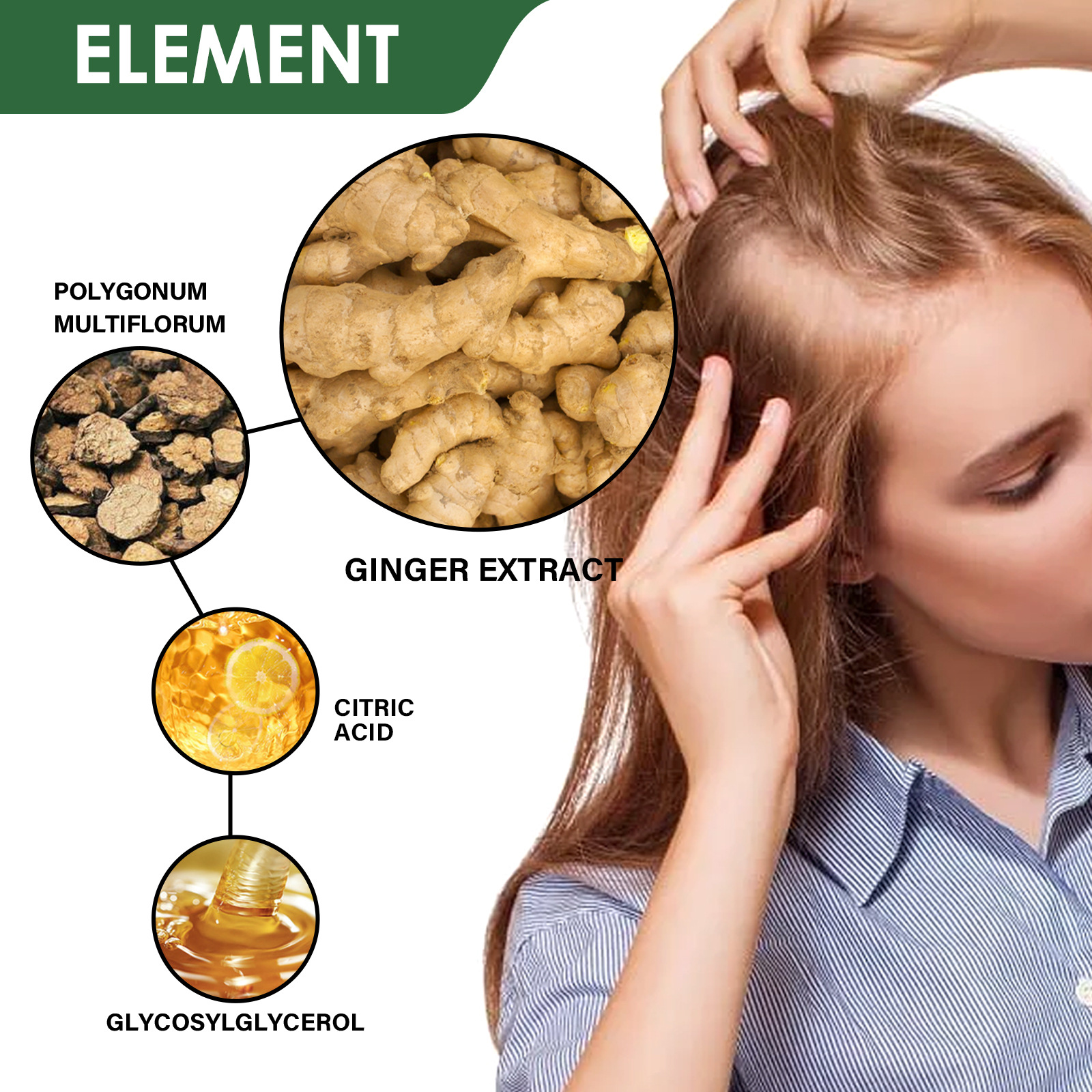 West&Month Ginger Rich Hair Cream Moisturizes Thick and Comfortable Repairs Damaged Hair, Strengthens Toughnes_voghion.com