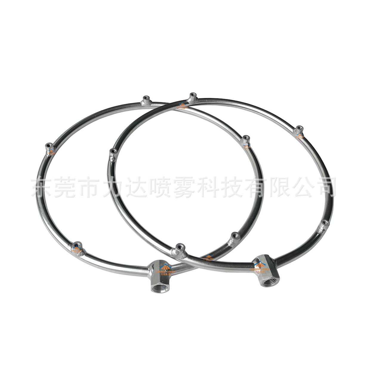 304不锈钢高压造雾喷雾O型环12寸14寸15寸20寸9.52mm(3/8)喷雾环