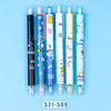 Set, high quality gel pen, black bullet, 0.5mm