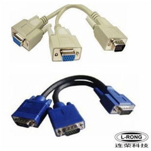 VGA������15�һ�ֶ��� HD15һ���D��ĸ���� 3+4 3+6HD15 2Port��