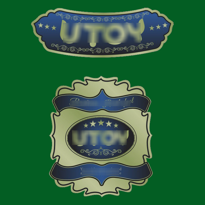 印刷 彩色异形复杂形状贴纸不干胶标签 空白不干胶贴纸 pvc不干胶