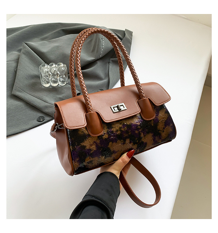 Women's Retro Handbag Chinese Style Shoulder Bag For Mature Women_voghion.com
