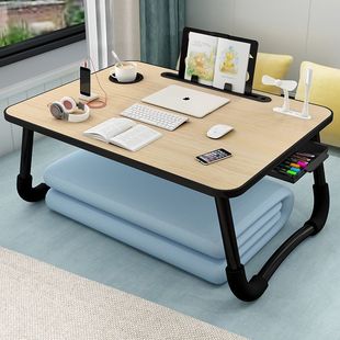 Bed Folding Small Table Bed Desk Laptop Table Bed Use Bedroom Seat Student Dormitory Study Table