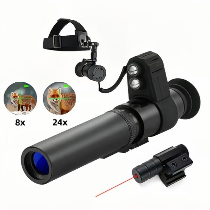 Night Vision Device Infrared HD Zoom Focus Aiming Telescope Hunting Crosshair Scope_voghion.com