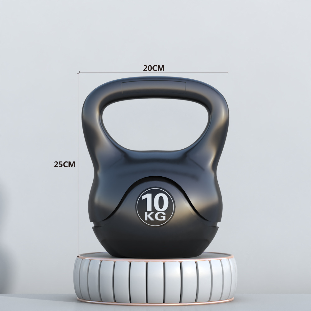 Kettlebell equipo de fitness hogar de los hombres de las mujeres de la olla sólida mancuerna levantamiento de la cadera equipo de sentadillas transfronteriza al por mayor
