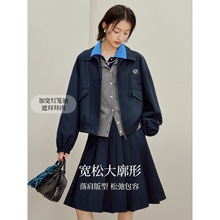 【李佳琦直播间】茵曼复古翻领外套/格子衬衫/阔腿牛仔裤