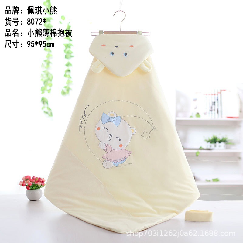 children New products Spring and summer Padded baby Cuddle pure cotton Newborn baby Blanket Child Swaddle quilt
