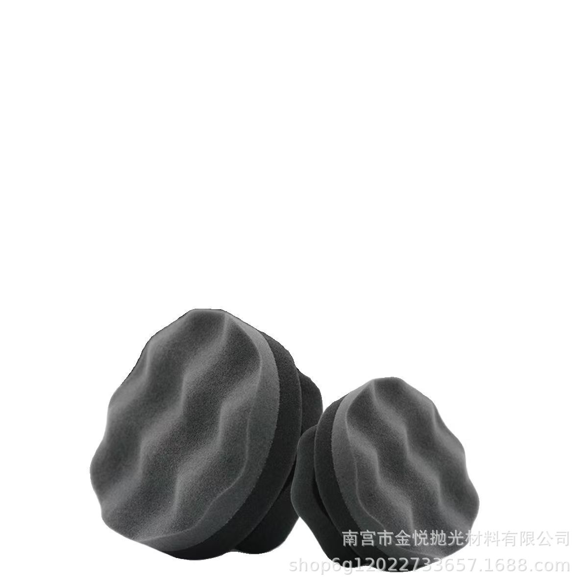 美国阿达姆斯同款手抓式波浪高密度汽车打蜡海绵轮胎漆面上蜡海绵