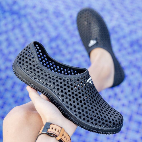 Men's Huarui Sandals  New Arrival Summer Beach Shoes Breathable Cap Toe Student Soft Sole Anti-Slip Running Shoes