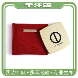 厂家定制单面镭射logo金属迷你花型可随身便捷化妆镜女生化妆镜