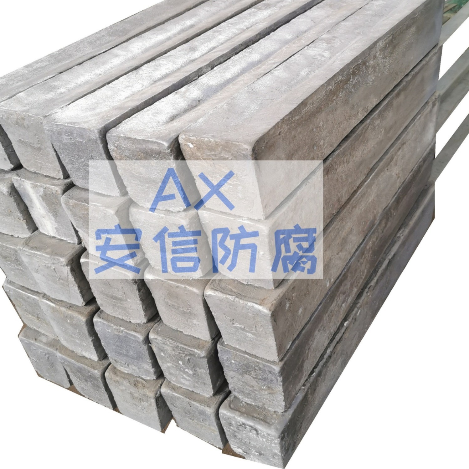 阴极保护专用铝合金牺牲阳极、定36kg2米长扁铁铝阳极