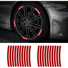 O 27547 Car Wheel Fluorescent Stickers ����ӫ���� �羳����